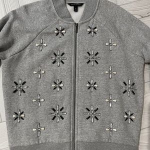 Embellished French Terry bomber